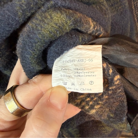 Long plaid wool blend skirt Outlander tartan style - Picture 7 of 7